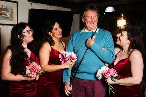 From left, Francesca Woodman, Bella Freenman, Andrew Murray, and Jane Woods, will be featuring in 'Trial by Jury'.