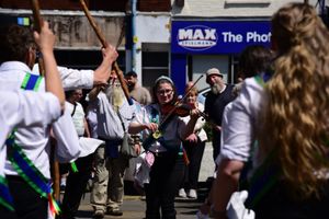 Bedcote Morris set to entertain. Photo: Bedcote Morris