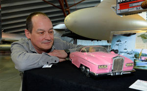 WOLVERHAMPTON COPYRIGHT EXPRESS&STAR TIM THURSFIELD 18/05/14Flight of Fantasy exhibition at RAF Museum, Cosford. David Sisson with the original Fab 1.