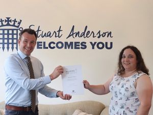 Supporting image for story: Swap shop volunteer is honoured by Prime Minister