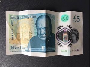 Supporting image for story: Telford man set to make over £13,000 from the sale of £5 note
