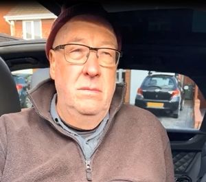 Sean Coughlan pictured in a video posted by 'paedophile hunters'