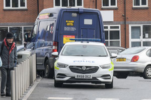 Police were called after an attempted raid on a G4S secure cash van at Aldi on Birmingham Road in Great Barr. Picture: @snappersk