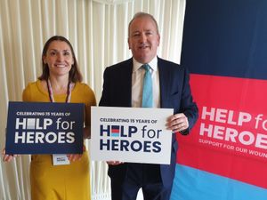Supporting image for story: Wrekin MP helps Armed Forces charity to celebrate its 15th anniversary