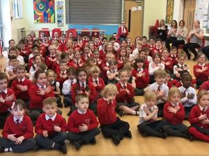 Supporting image for story: Thousands moved to tears as Stafford primary school song goes viral - WATCH