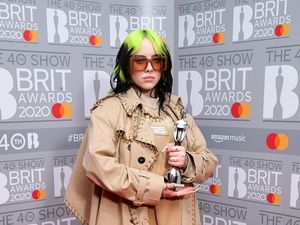 Supporting image for story: Emotional Billie Eilish praised by fans following Brits performance