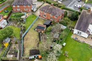An aerial view showing the rear garden. Photo: Holland Broadbridge/Rightmove