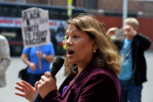 MP Valerie Vaz addresses the We Are Walsall group