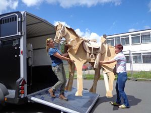 Supporting image for story: Art trail is mane attraction in Ludlow