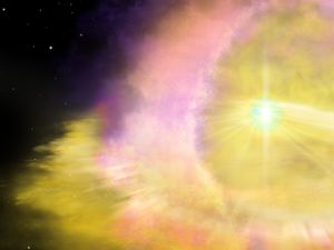 Supporting image for story: Scientists discover supernova that outshines all others