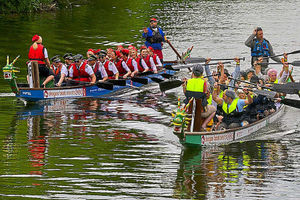 The race is on – two teams neck and neck