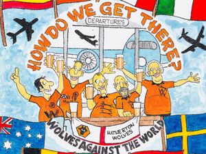 Supporting image for story: New Hatherton Wolves book details club's global adventures