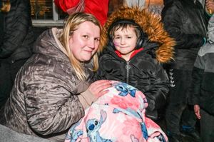 Matt Lem, also known as Lemmy, is a member of the Hells Angels Motorcycle Club and has been campaigning to get hundreds of bikers to help deliver 60,000 cards to Amelia Kolpa for her 8th birthday. (L-R) Mum Katarzyna Bartczak with daughter Amelia Kolpa.February 5 2026.