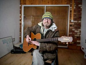 Supporting image for story: Penniless former rock star locks himself in attic of Staffordshire home in protest over repossession