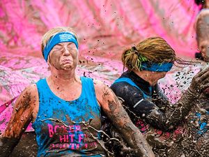 Supporting image for story: Muddy good fun: Thousands take part in Weston Park challenge