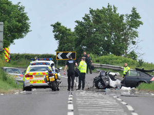 Supporting image for story: Driver killed in two-car crash