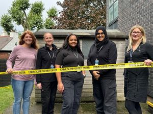 Supporting image for story: Wolverhampton students team up with local police force for forensics training