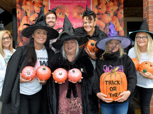 Supporting image for story: Men and women urged to 'check their pumpkins' this Halloween for Breast Cancer Awareness Month