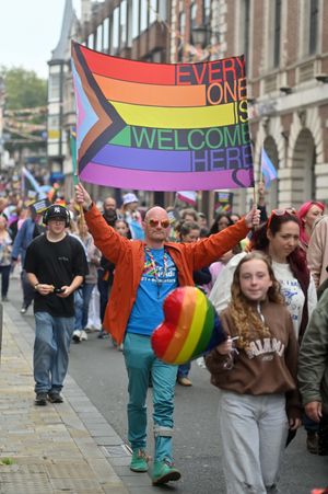 Thousands turned out for Shrewsbury's Pride festival