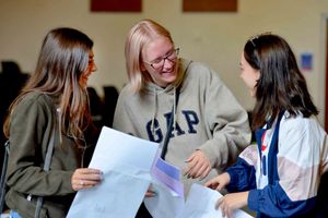 At Kingsmead: Phoebe Woolley 17, Amber Poole 17 and Leah Allman 18