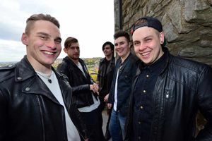 The boys at Dudley Castle