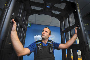 Supporting image for story: Unveiled: Knife arch set to help tackle crime in Oswesty