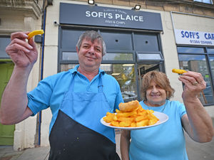 Supporting image for story: Dudley chip shop owner: 'I'm happy my customers are back - I hope a third vehicle doesn't hit us'