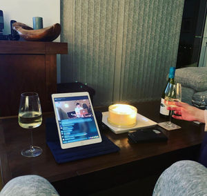 Social media users enjoying the live music stream