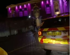 Emergency crews at The Buttermarket. Image: BBC