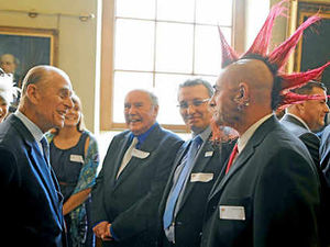Supporting image for story: First of the Mohicans to meet Prince Philip