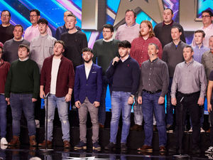 Supporting image for story: Britain's Got Talent 'cowshed' choir with Shropshire links explain their unusual rehearsal techniques