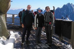 Noel Conway with his wife, Carol, and son, Alex, in 2011
