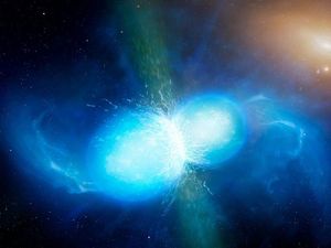 Supporting image for story: All you need to know as scientists witness collision of neutron stars and the origin of gold