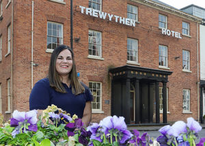 Catherine Isaac, manager of the new business, Trewythen Hotel