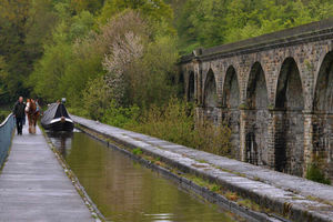 Chirk Aqueduct was briefly the tallest ever navigable aqueduct when it opened in 1801