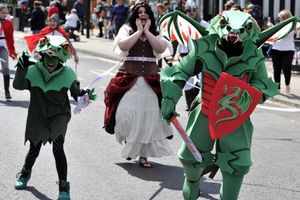 Supporting image for story: St George's Day celebrations in Shropshire - video and pictures