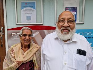 Mr Gurdas Ram and Mrs Meeto Kaur who were known locally as Mr and Mrs Paul 