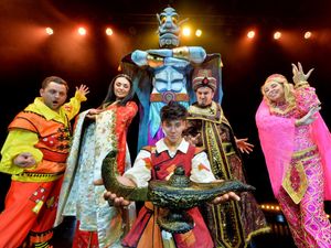 Supporting image for story: Telford panto cast can't wait to return to stage for Aladdin