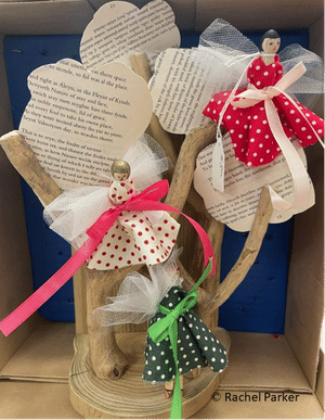 Fairies in the diorama. Photo credit: Rachel Parker.