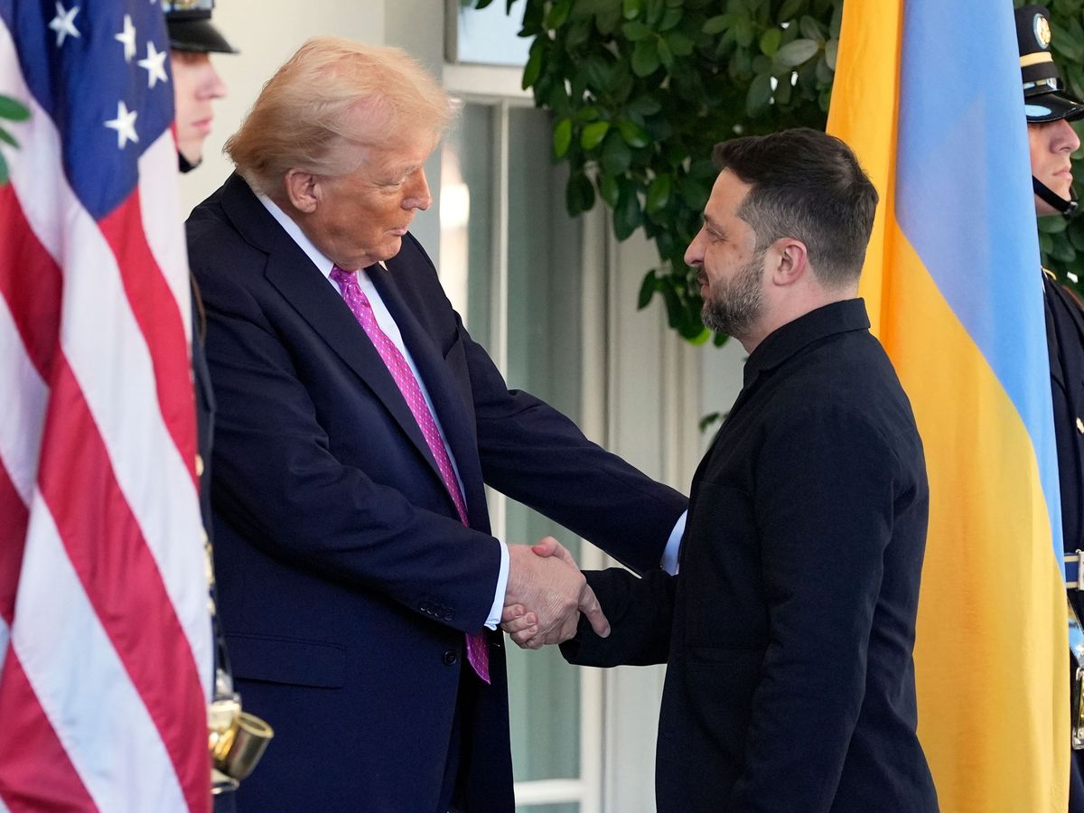 Trump and Zelensky hold talks, as US leader signals hesitancy over Tomahawks