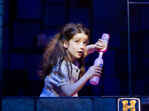 Supporting image for story: Matilda The Musical: Cast head to Birmingham Hippodrome to promote hit show - with tweets, pictures and videos