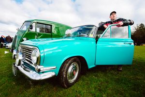Motorfest 2018 at Weston Park...In Picture: Russell Colclough from Stoke On Trent with his FB Victor 2964