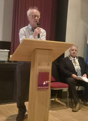 Businesses help launch “Make It Market Drayton” at packed event. Picture: Make It Market Drayton