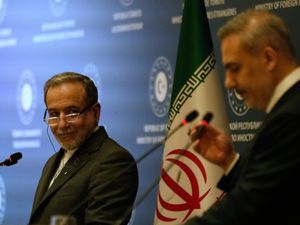 Supporting image for story: Iran’s top diplomat says there are no plans yet for talks with US