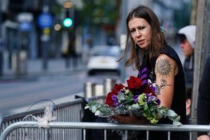 Mourners arrived in Birmingham carrying flowers and heartfelt notes for the Prince of Darkness