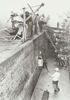 Restoration of Park Head Locks on the Dudley Canal. 1960. 