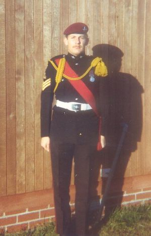 Taken in Northern Ireland 1979 in Blues uniform.
