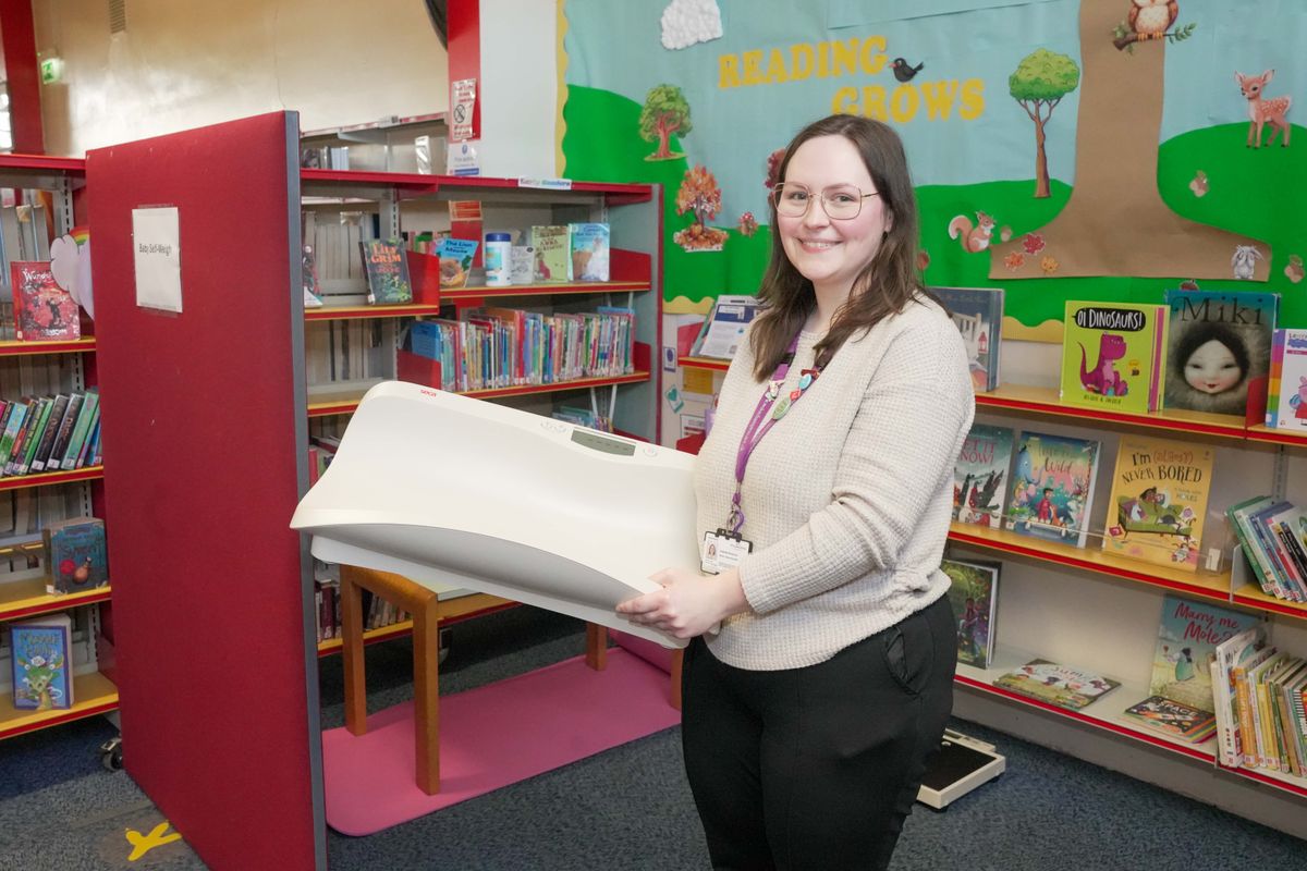 Self-weigh baby service available across city Self-weigh baby service available across city