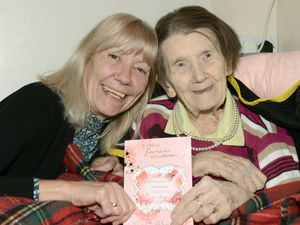 Supporting image for story: Bridgnorth farm girl Nancy turns 103