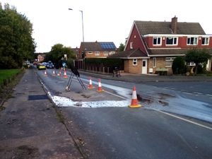 Supporting image for story: Severn Trent still struggling to fix leaking pipe three months on